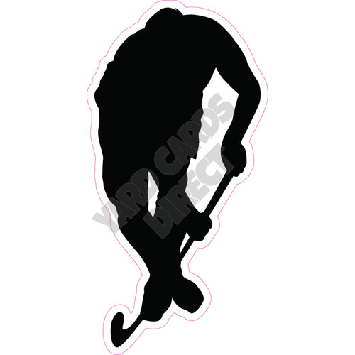 Field Hockey - Silhouette - Style E - Yard Card