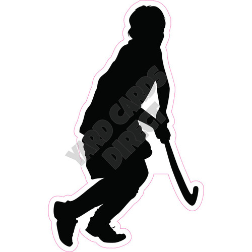 Field Hockey - Silhouette - Style G - Yard Card