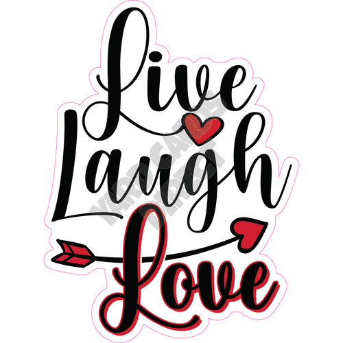 Statement - Live, Laugh, Love