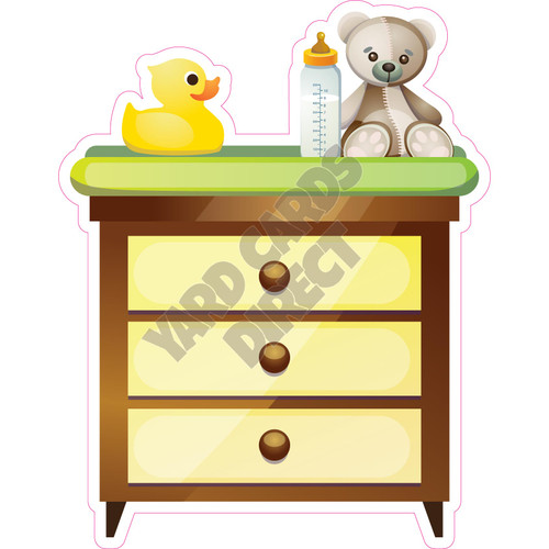 Baby Night Stand - Style A - Yard Card