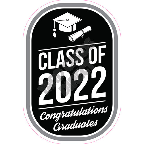 Statement - Class of 2022 - Silver - Style B - Yard Card