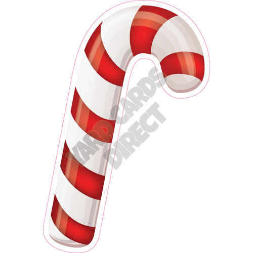 Candy Cane   - Style A - Yard Card