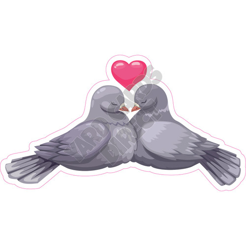 Love Birds - Style A - Yard Card