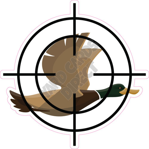 Crosshairs - Duck - Style A - Yard Card