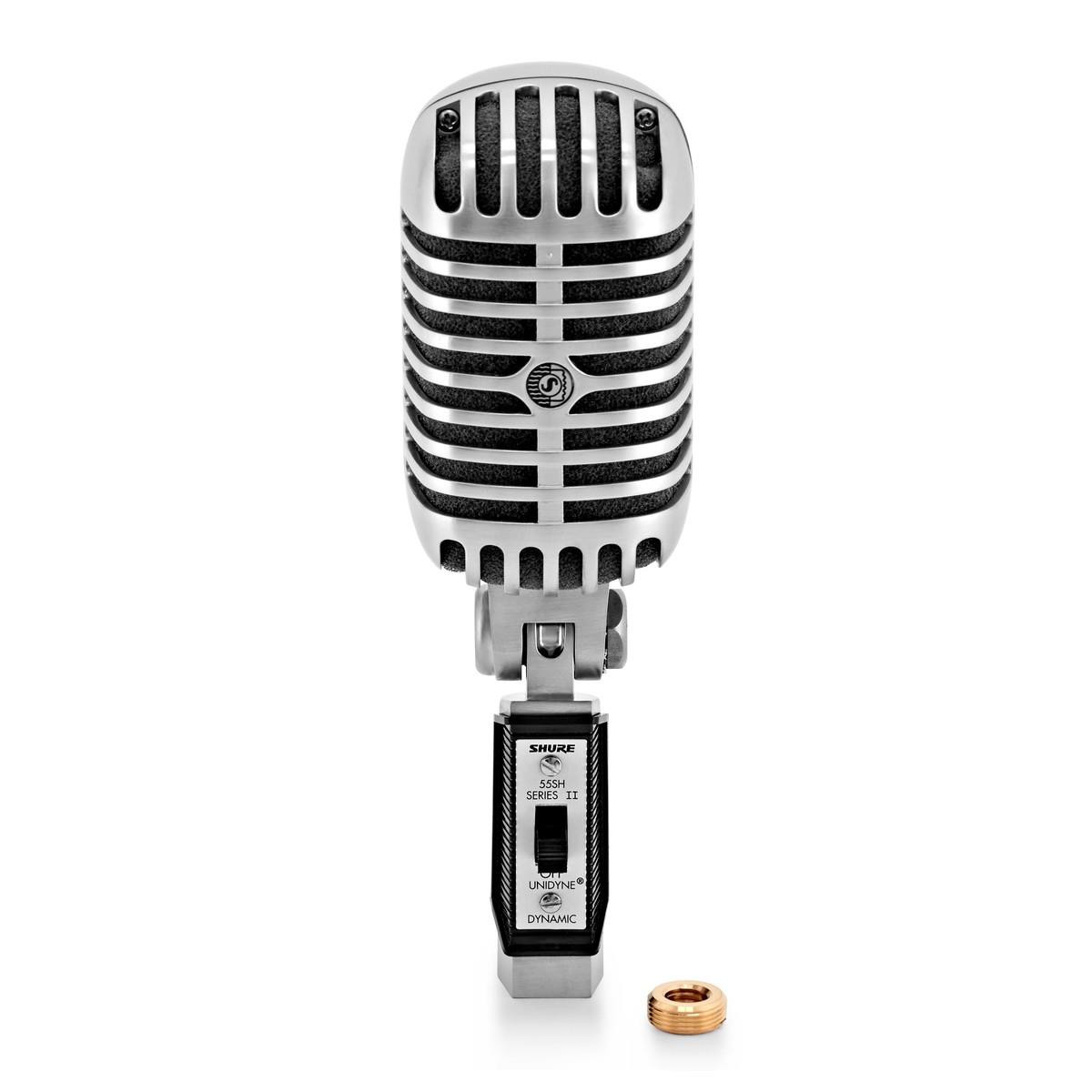 配信機器・PA機器・レコーディング機器 Shure 555H Iconic Unidyne Vocal Mic Shure 55SH Series II Unidyne Vocal Microphone - Music Gear Direct