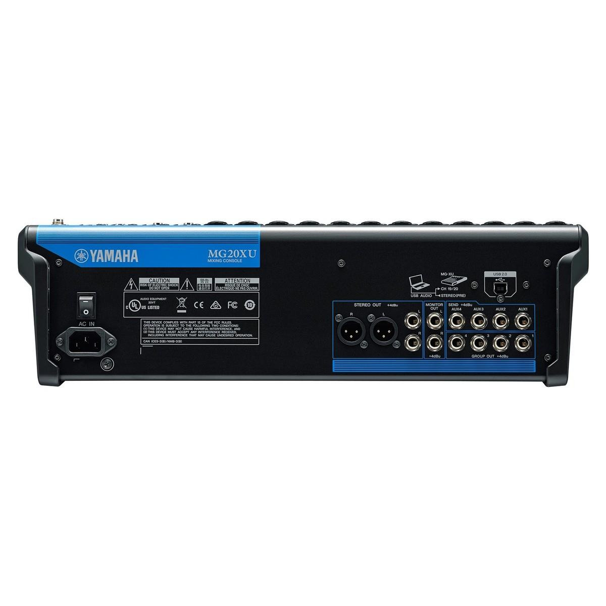 Yamaha MG20XU 20 Channel Analogue USB Mixer with 24 SPX Effects