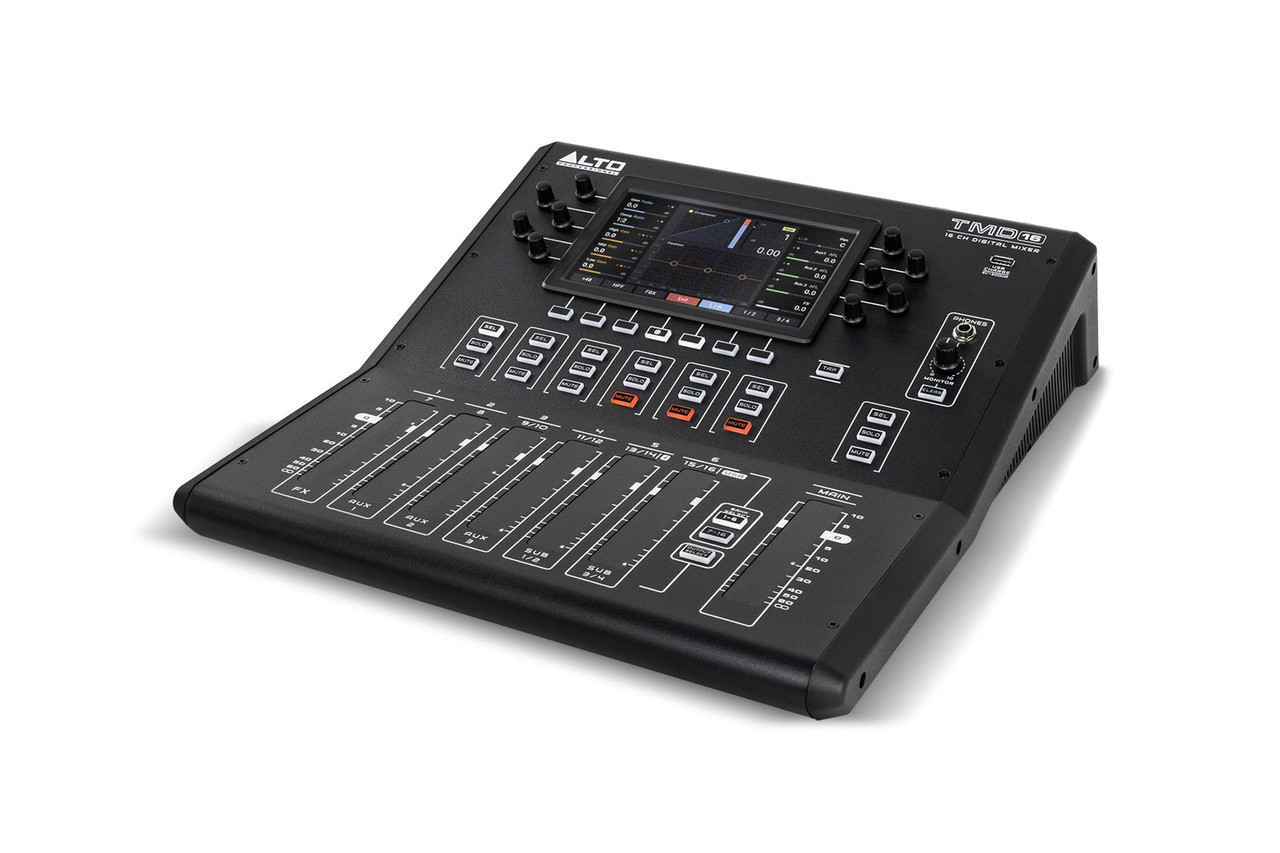 Alto Professional TMD16 16-Channel Compact Digital Mixer with Bluetooth ...