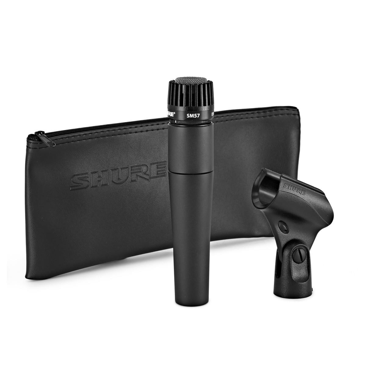 Shure SM57 Dynamic Instrument Vocal & Studio Microphone - Music