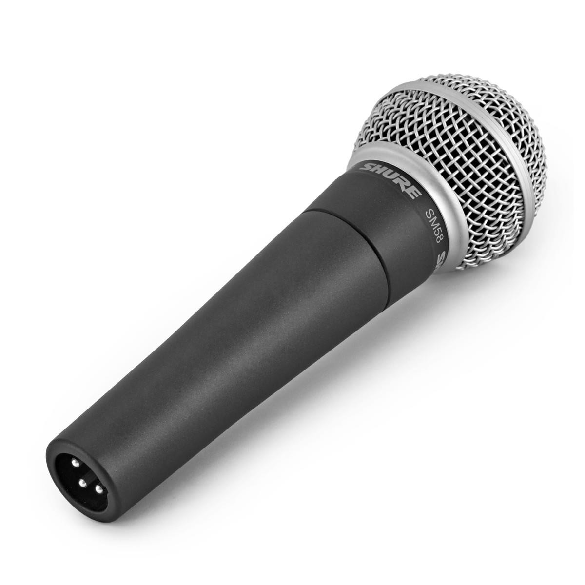 Shure SM58 Dynamic Cardioid Vocal Microphone Including Mic Clip