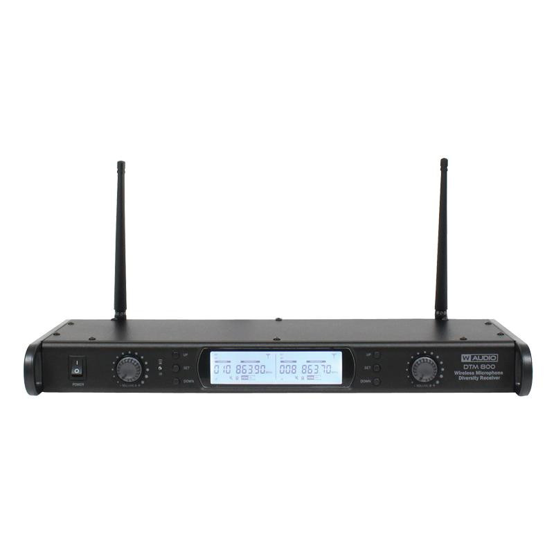 W Audio DTM 800 V2 Dual Twin Bodypack & Headset Wireless Radio