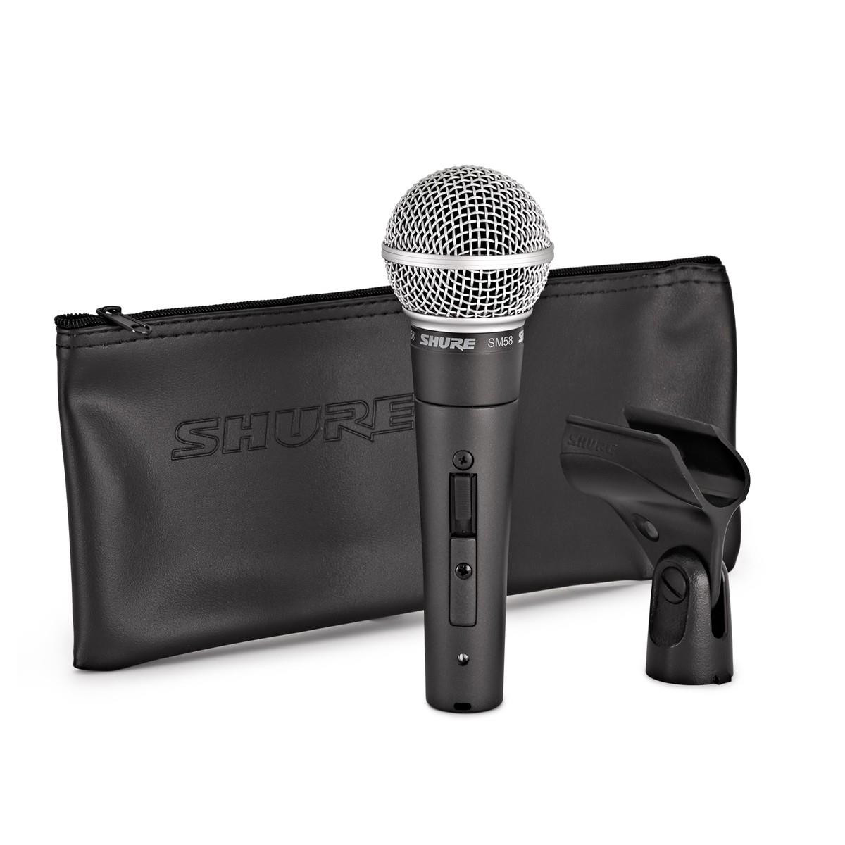 Shure SM58SE Dynamic Cardioid Vocal Microphone with Switch