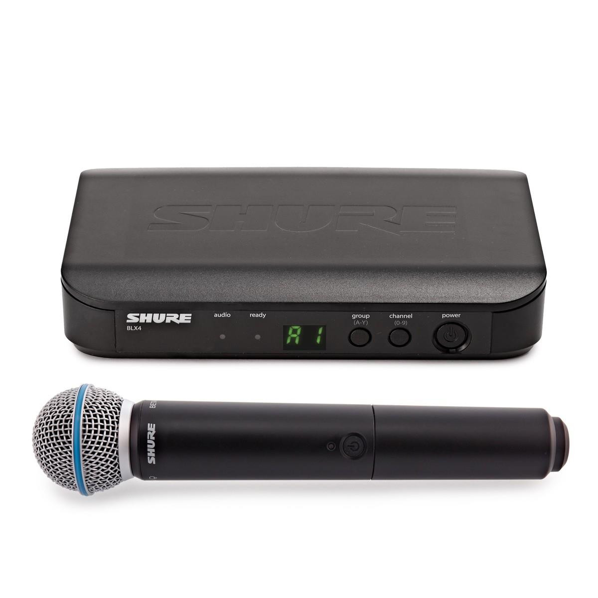 Shure BLX24UK/B58-K3E Wireless Vocal System with Beta 58A Handheld