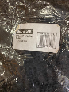 Soundlab Black 12" Square Speaker Bag / Cover