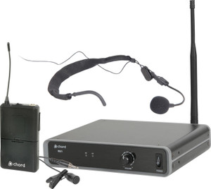 Chord NU1-N UHF Wireless Microphone System with Neckband and Lavalier Microphones Chord NU1-N UHF Wireless Microphone System with Neckband and Lavalier Microphones