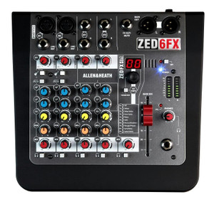 Allen & Heath ZED-6FX Compact Mixer Allen & Heath ZED-6FX Compact Mixer