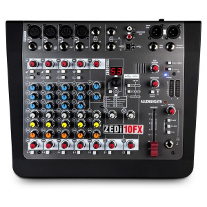 Allen & Heath ZED60-10FX Analogue Mixer with USB - Music Gear Direct