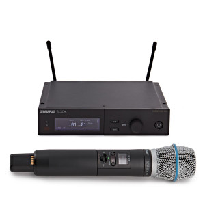 Shure SLXD24UK/B87A-K59 Wireless Vocal System with Beta 87A Handheld Microphone