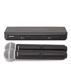 Shure BLX288/SM58 Wireless Dual Vocal System with two SM58 Handheld Microphones Shure BLX288/SM58 Wireless Dual Vocal System with two SM58 Handheld Microphones