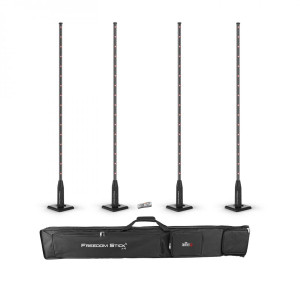 Chauvet DJ Freedom Stick x4 Free Standing Battery Powered LED Battens