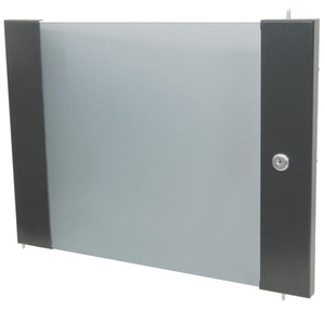 Adastra Lockable Toughened Glass Doors 8U for Equipment Racks