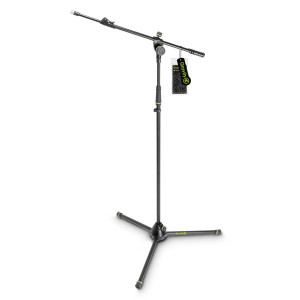 Gravity MS 4322 B Microphone Stand With Folding Tripod Base And 2-Point Adjustment Telescoping Boom Gravity MS 4322 B Microphone Stand With Folding Tripod Base And 2-Point Adjustment Telescoping Boom