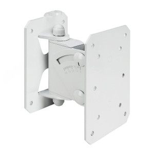 Gravity GSPWMBS20W Tilt and Swivel Speaker Wall Mount in White 20Kg Max Gravity GSPWMBS20W Tilt and Swivel Speaker Wall Mount in White 20Kg Max
