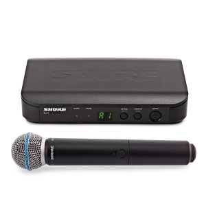 Shure BLX24UK/B58-K3E Wireless Vocal System with Beta 58A Handheld Microphone Shure BLX24UK/B58-K3E Wireless Vocal System with Beta 58A Handheld Microphone