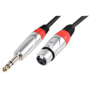 Pulse 6.35mm (1/4") 2 Pole Jack Plug to XLR Socket Lead 6m -  PLS000467 Pulse 6.35mm (1/4") 2 Pole Jack Plug to XLR Socket Lead 6m -  PLS000467