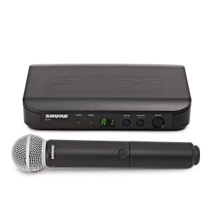 Shure BLX24UK/SM58-K3E Wireless Vocal System with SM58 Handheld Microphone Shure BLX24UK/SM58-K3E Wireless Vocal System with SM58 Handheld Microphone