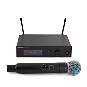 Shure SLXD24UK/B58-K59 Wireless Vocal System with Beta 58 Handheld Microphone Shure SLXD24UK/B58-K59 Wireless Vocal System with Beta 58 Handheld Microphone