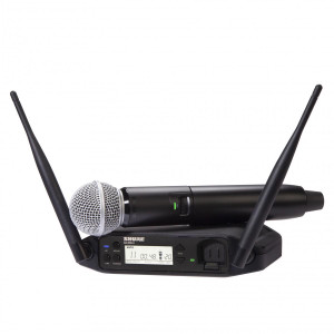 Shure GLXD24+ Dual Band Digital Wireless System with SM58 Microphone Shure GLXD24+ Dual Band Digital Wireless System with SM58 Microphone