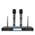 W Audio DTM 800H V2 Dual Twin Handheld Wireless Radio Microphone System Rack Mount