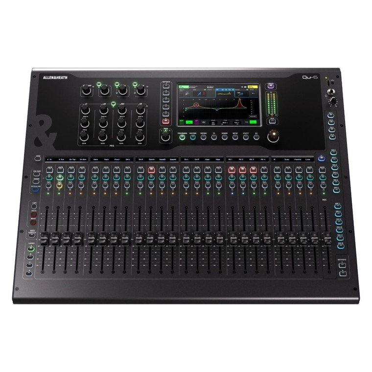 Allen & Heath QU-6 Digital Mixing Console with 24 Faders