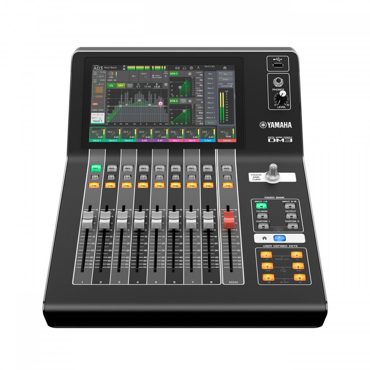 Yamaha DM3 16-Channel Digital Mixer with Dante