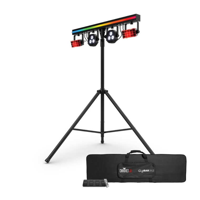 Chauvet DJ GigBAR 3.0 ILS LED Lighting System with Tripod Stand & Case