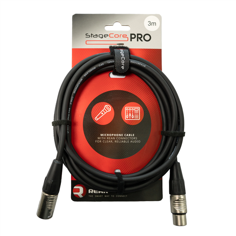 StageCore PRO 350 XLR - XLR Balanced Cable REAN Connectors 3m
