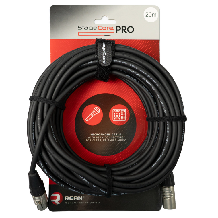 StageCore PRO 350 XLR - XLR Balanced Cable REAN Connectors 20m