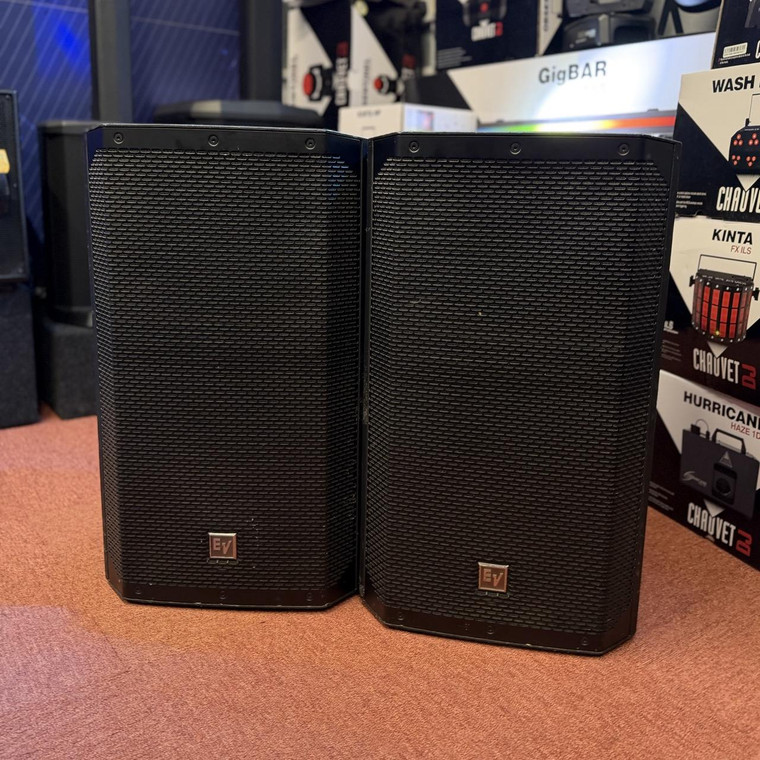Used Pair of Electro-Voice ELX200 12P Active 12" PA Speakers