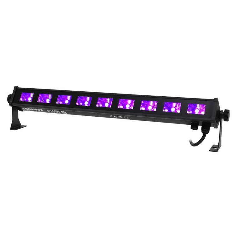 Equinox UV Mini Batten 9 x 3W COB LED Ultra Violet Lighting Effect