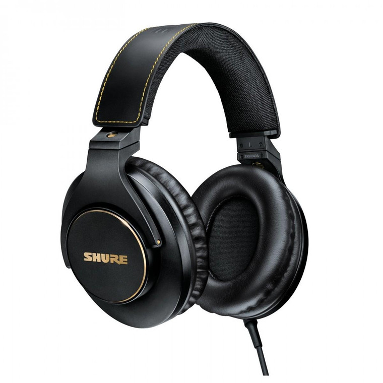 Shure SRH840A Professional Closed Back Neodymium Headphones Black