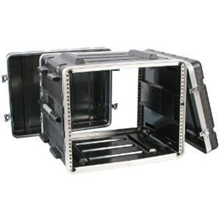 Pulse ABS-8U Moulded 19" Flight Case