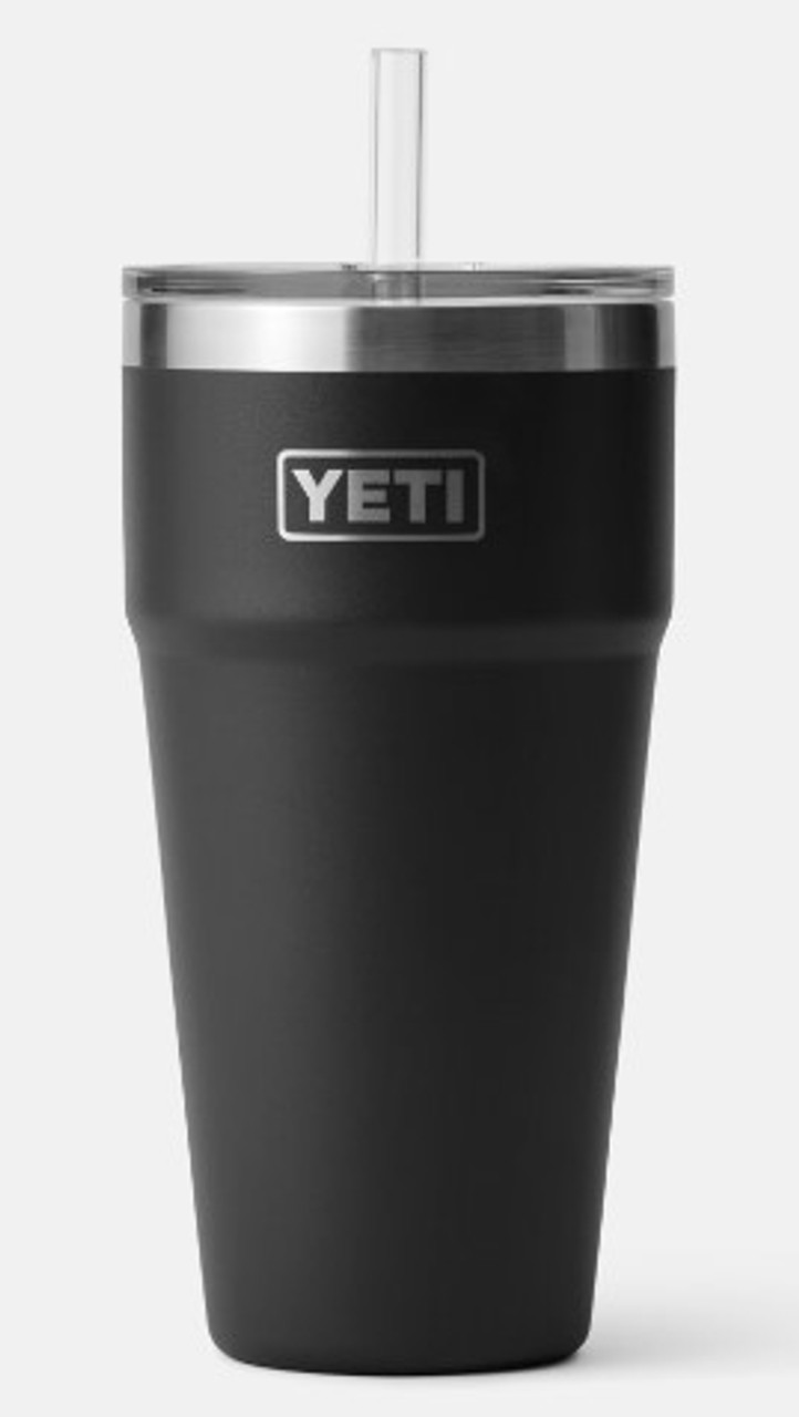 YETI Rambler 26 oz Straw Cup, Vacuum Insulated, Stainless  Steel with Straw Lid, Camp Green: Tumblers & Water Glasses