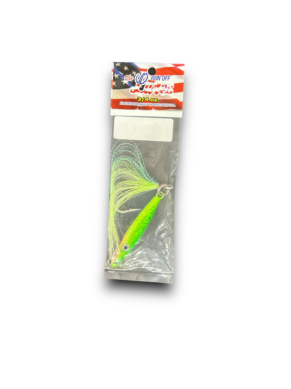 Run Off Lure Spearing Jig - (3/4oz) Chartreuse