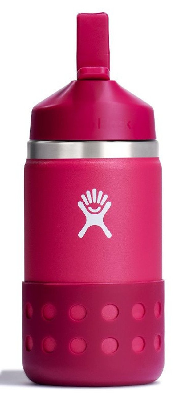 Hydro Flask 12 oz. Kids' Wide Mouth Bottle with Straw Lid and Boot