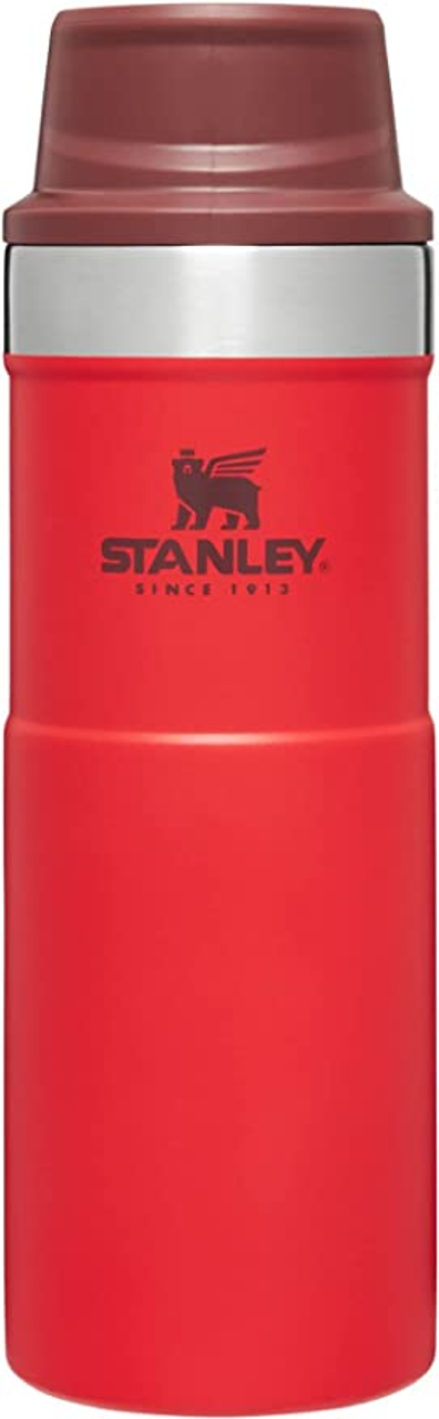 Stanley Classic 16oz Trigger-Action Travel Mug, White 