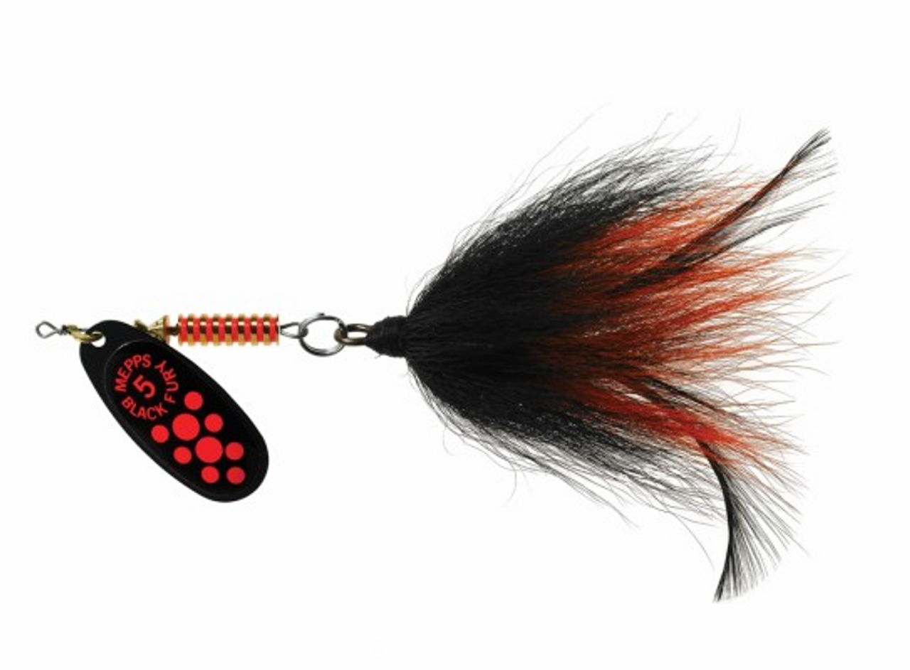 Musky Killer Spinner -3/4oz - Dressed - Gold/Brown Trout Blade/Yellow Tail