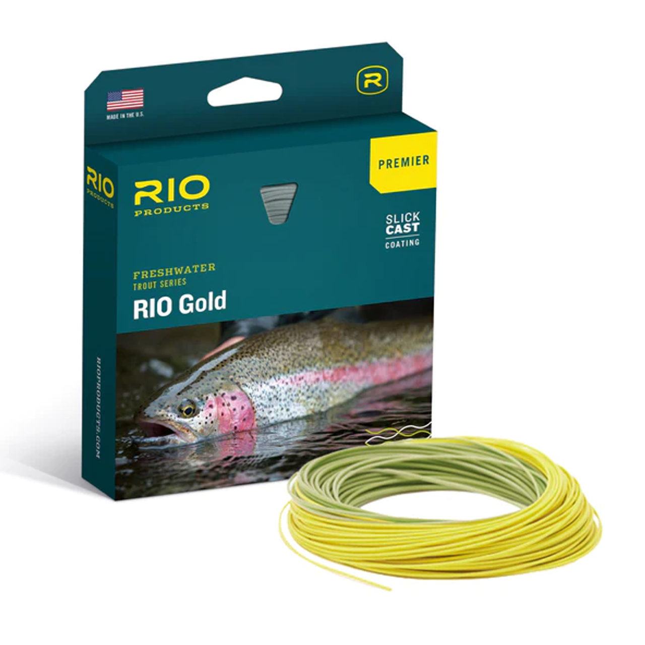 Rio Gold Fly Line (Premier) WF3F / Moss/Gold