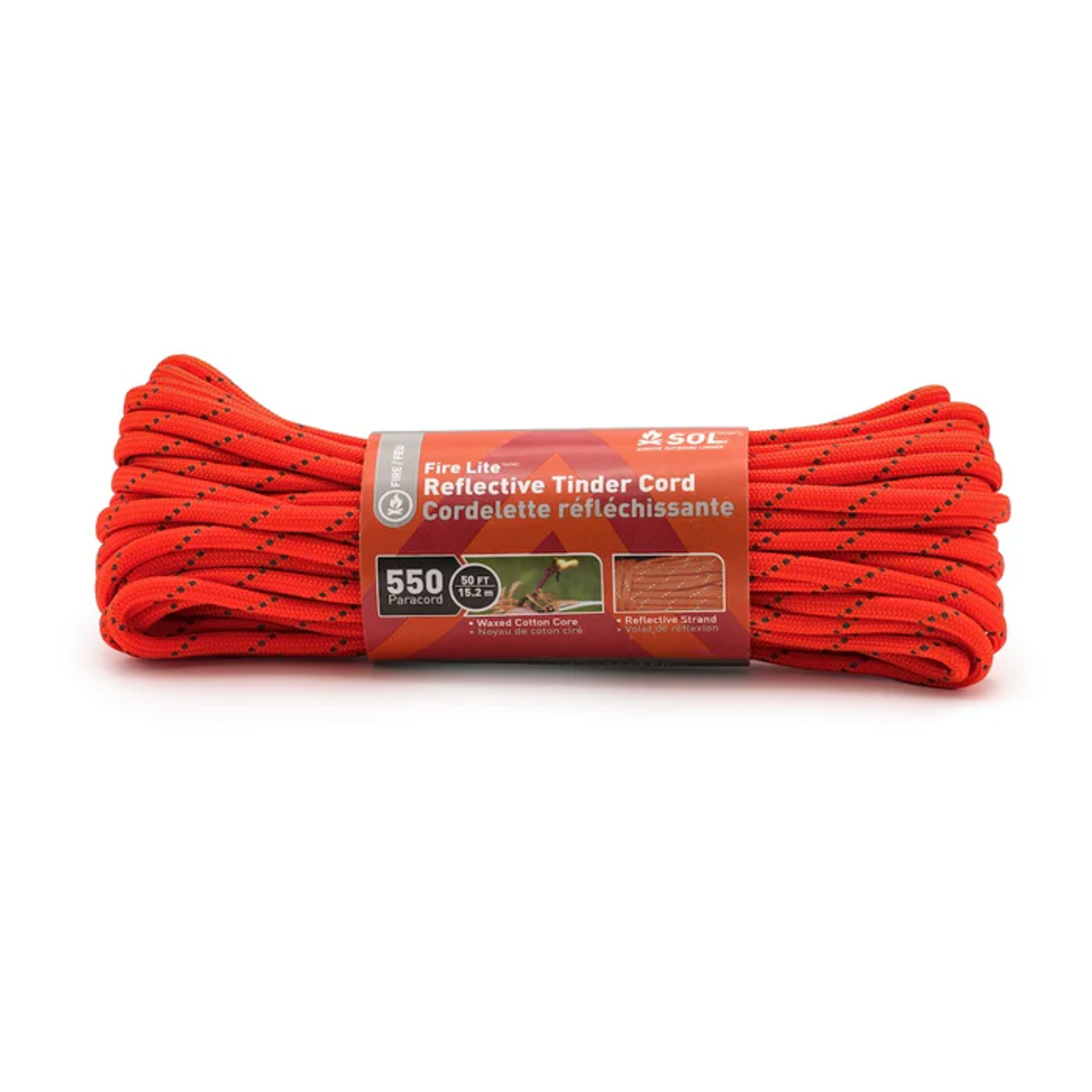 SOL Paracord 550 Reflective-50ft - - Ramsey Outdoor