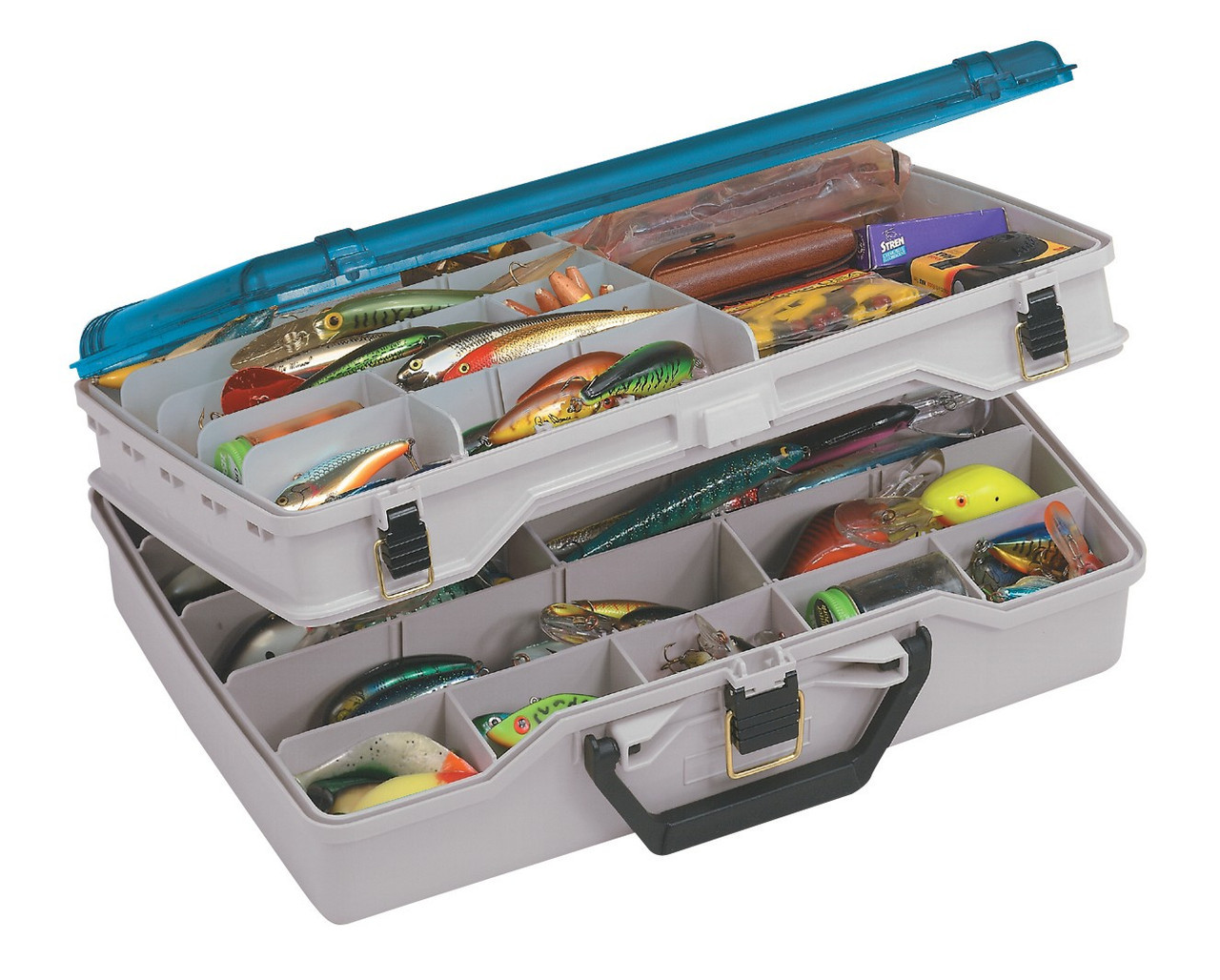 Two-Teir Satchel Tackle Box - Blue/Grey - Ramsey Outdoor