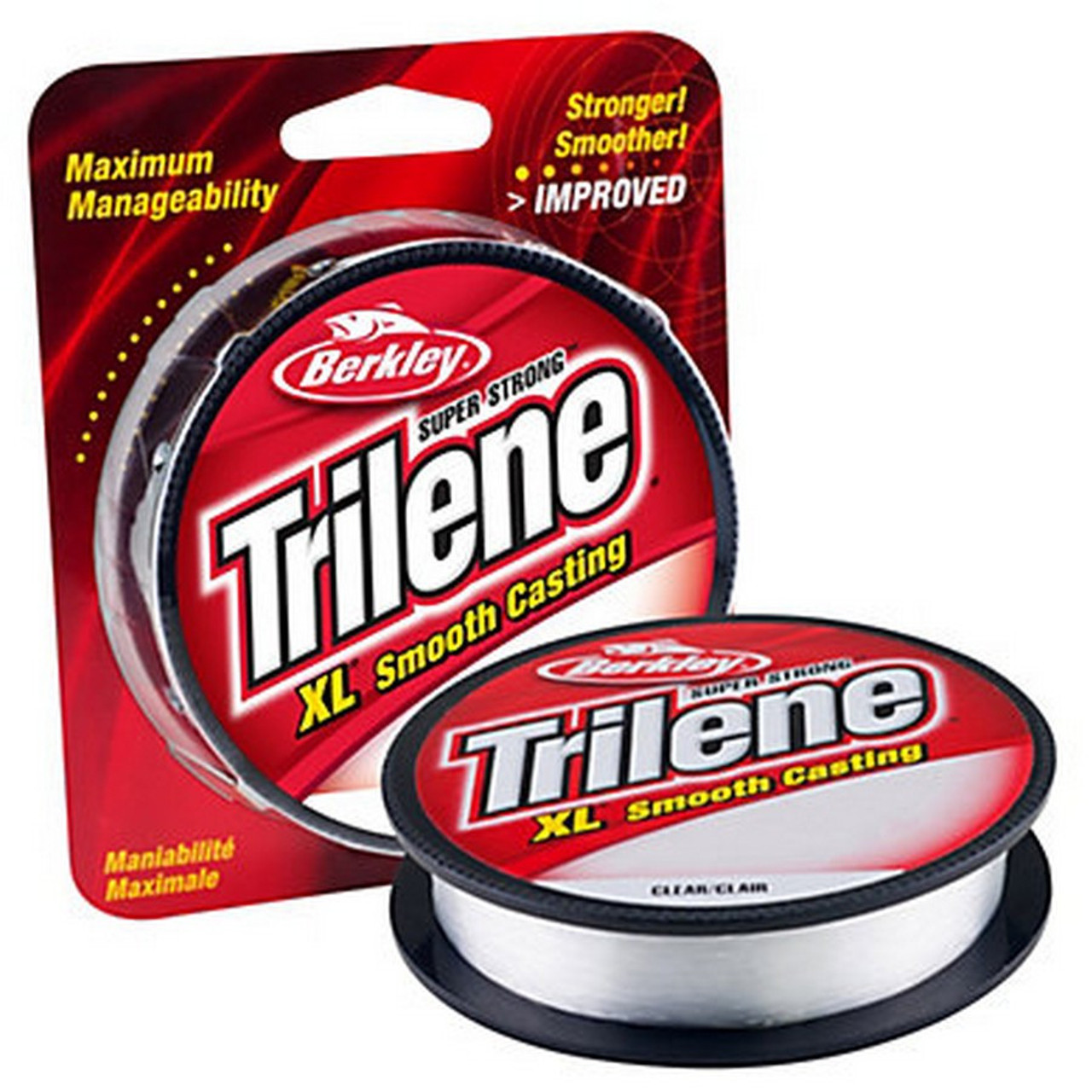 Berkley Trilene XL Smooth Casting Fishing Line, Clear, 300 yd